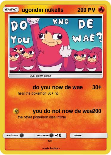 Pokemon ugondin nukalls