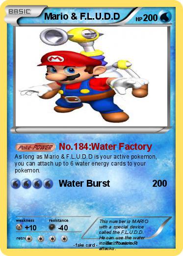 Pokemon Mario & F.L.U.D.D