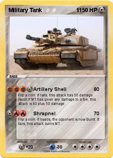 Pokemon Military Tank                      1
