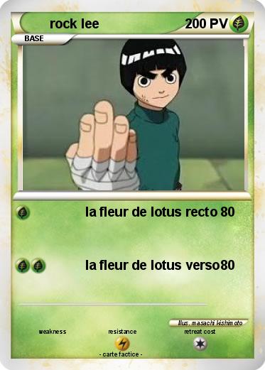Pokemon rock lee