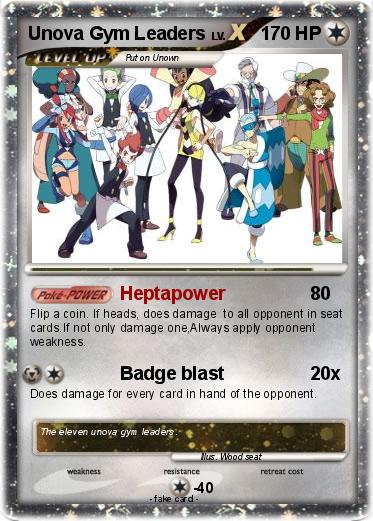 Pokemon Unova Gym Leaders