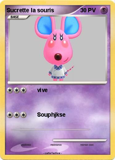 Pokemon Sucrette la souris