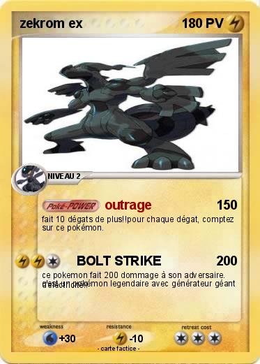 Pokemon zekrom ex