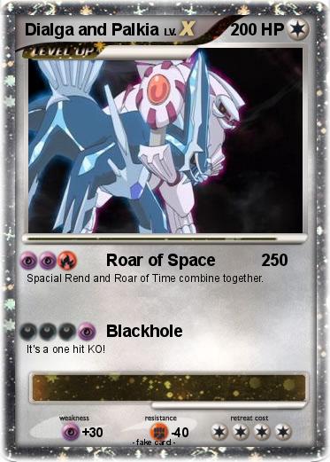 Pokemon Dialga and Palkia