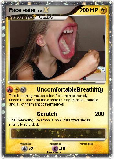 Pokemon Face eater