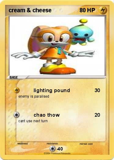 Pokemon cream & cheese