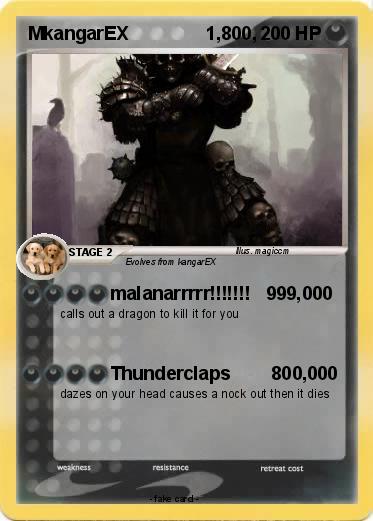 Pokemon MkangarEX               1,800,