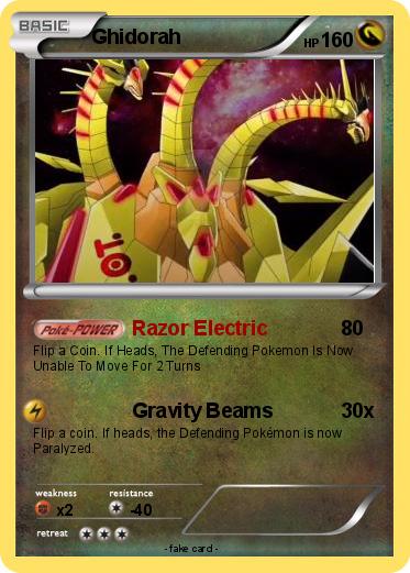 Pokemon Ghidorah