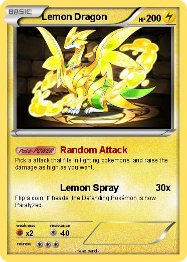 Pokemon Lemon Dragon
