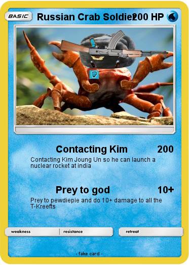 Pokemon Russian Crab Soldier