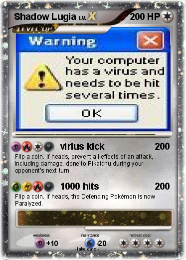 Pokemon Shadow Lugia