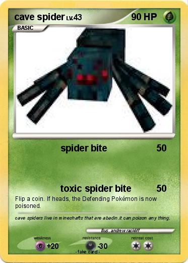 Pokemon cave spider