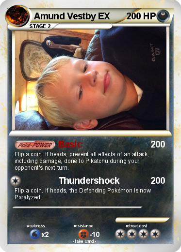 Pokemon Amund Vestby EX