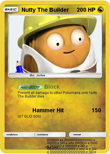 Pokemon Nutty The Builder