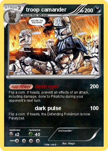 Pokemon troop camander