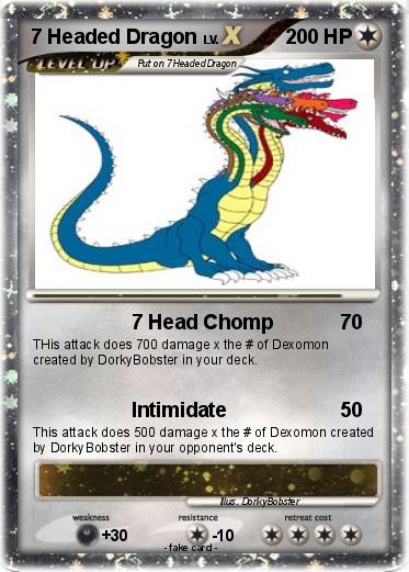Pokemon 7 Headed Dragon