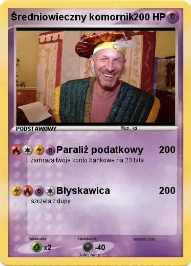 Pokemon Średniowieczny komornik