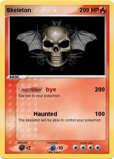 Pokemon Skeleton