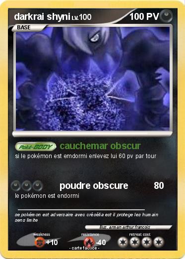 Pokemon darkrai shyni