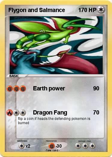 Pokemon Flygon and Salmance