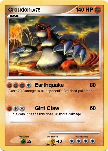 Pokemon Groudon