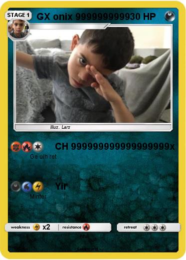 Pokemon GX onix 9999999999