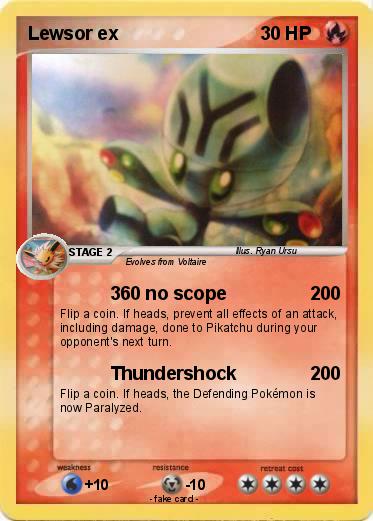 Pokemon Lewsor ex
