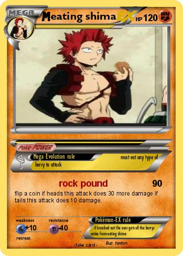 Pokemon eating shima
