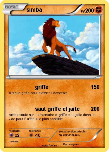 Pokemon simba