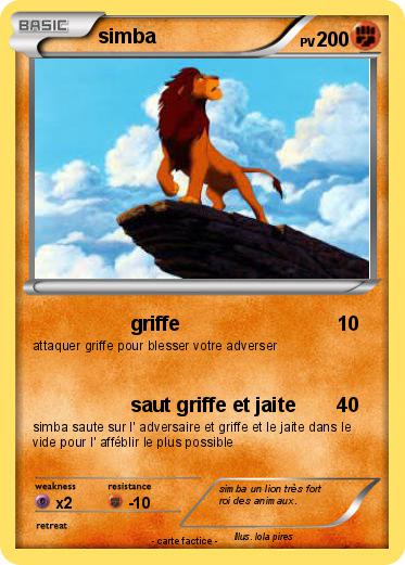 Pokemon simba
