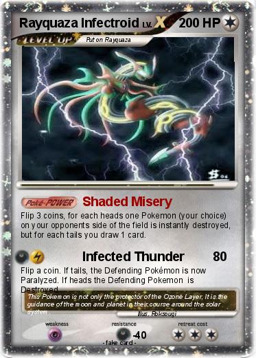 Pokemon Rayquaza Infectroid