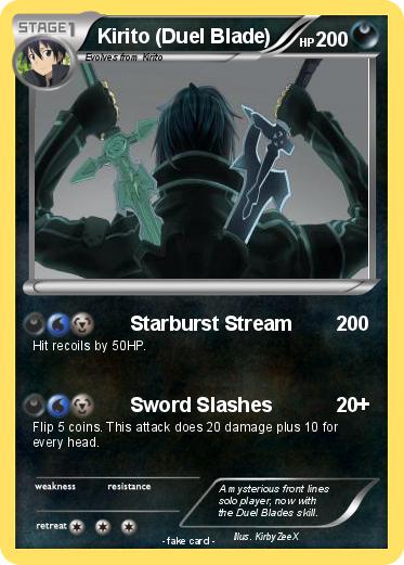 Pokemon Kirito (Duel Blade)