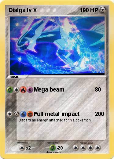 Pokemon Dialga lv X