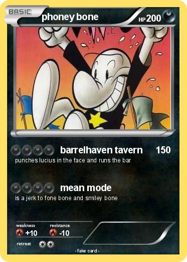 Pokemon phoney bone