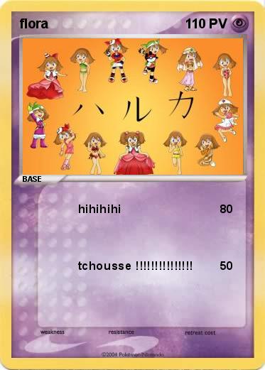 Pokemon flora
