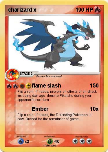 Pokemon charizard x
