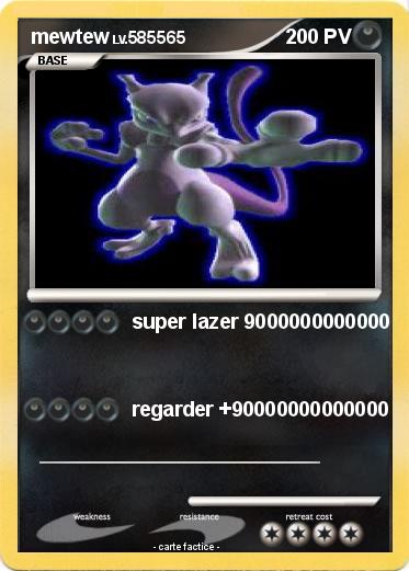 Pokemon mewtew