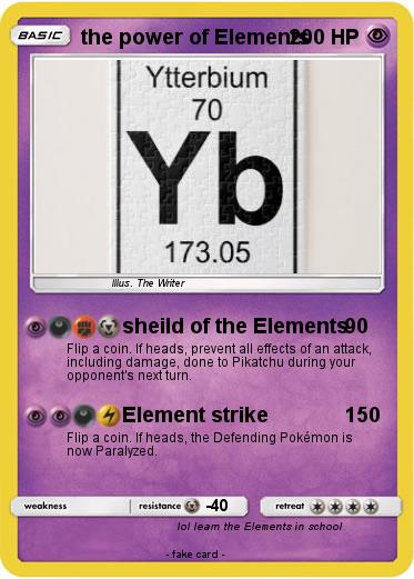 Pokemon the power of Elements