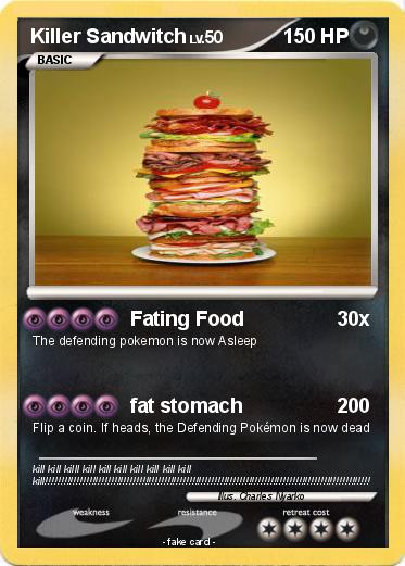 Pokemon Killer Sandwitch