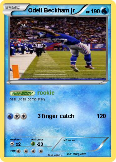 Pokemon Odell Beckham jr