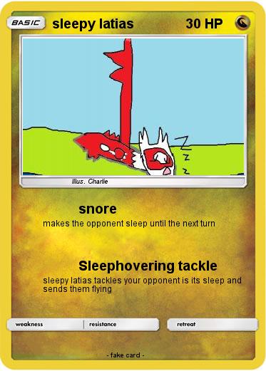 Pokemon sleepy latias