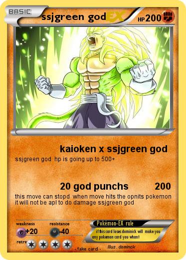 Pokemon ssjgreen god