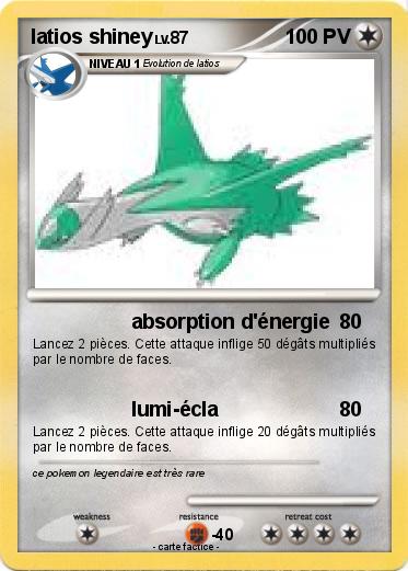 Pokemon latios shiney