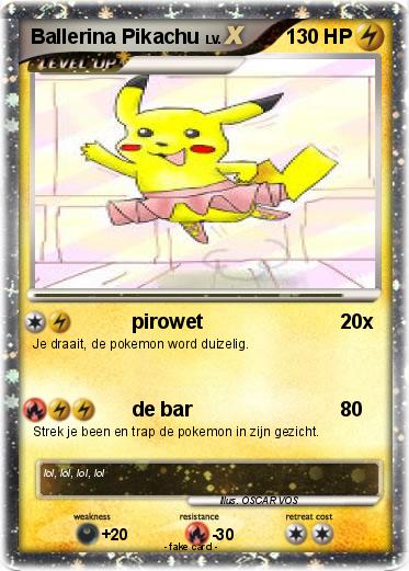 Pokemon Ballerina Pikachu