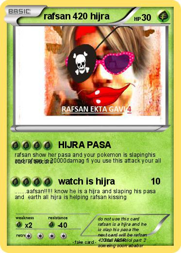 Pokemon rafsan 420 hijra