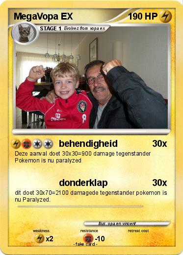 Pokemon MegaVopa EX