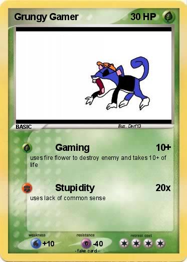 Pokemon Grungy Gamer
