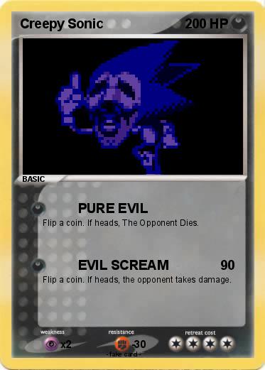Pokemon Creepy Sonic