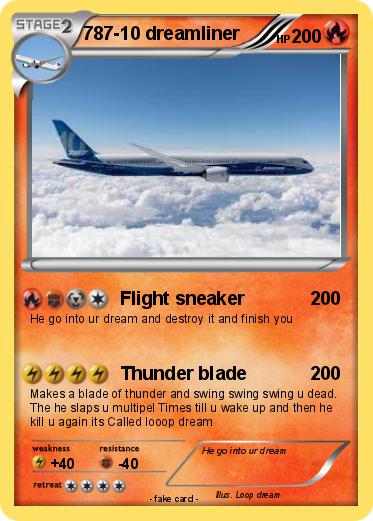 Pokemon 787-10 dreamliner