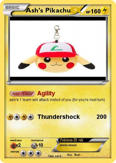 Pokemon Ash's Pikachu